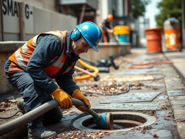 3️⃣ تسليك المجاري والمواسير